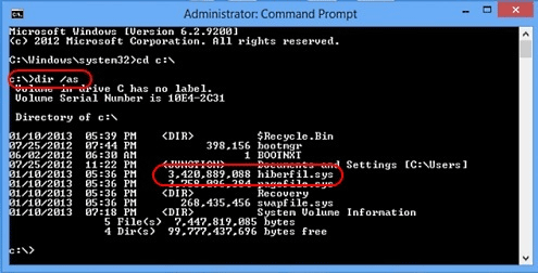 Windows 8 Admin Command Prompt